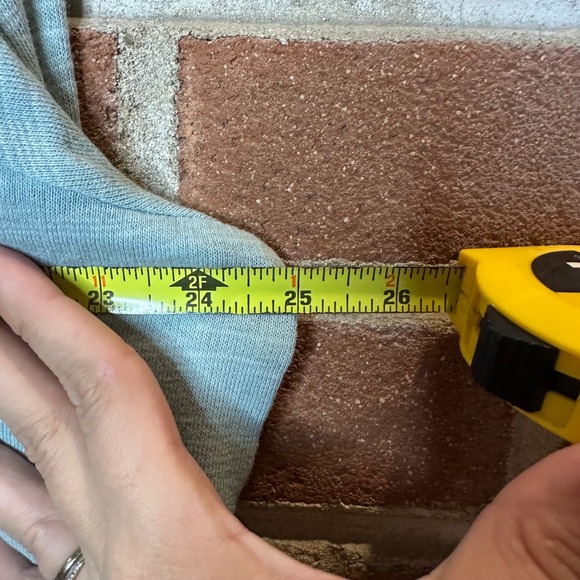 J.Crew Vintage Fleece Sweatshirt Women's Size Large Pullover Blue Green - Picture 11 of 12